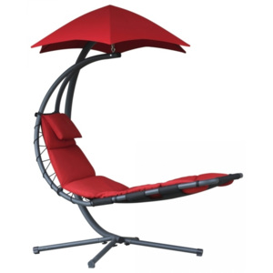 Závěsné houpací lehátko Vivere Original Dream Chair, písková červená