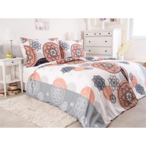 2x špičková posteľná bielizeň z bavlneného saténu Tenerifa béžová 140x200