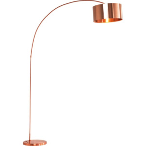 Stojacia lampa v medenej farbe Kare Design Gooseneck