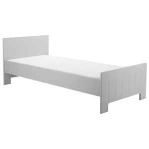 Sivá jednolôžková posteľ Pinio Calmo, 200 × 90 cm
