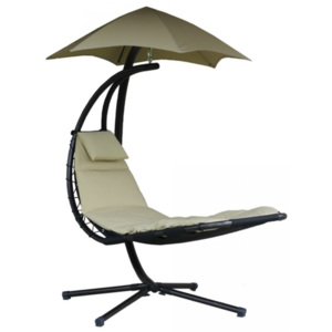 Závěsné houpací lehátko Vivere Original Dream Chair, písková svetlo hnedá