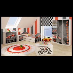 Detská izba pre chlapca Formula 3ks