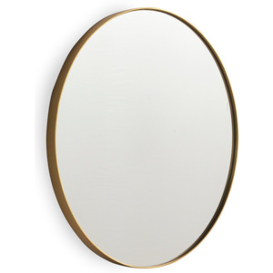 Nástenné zrkadlo v zlatej farbe Geese Pure, 40 × 30 cm