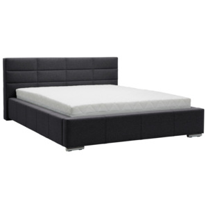 Sivá dvojlôžková posteľ Mazzini Beds Reve, 140 × 200 cm