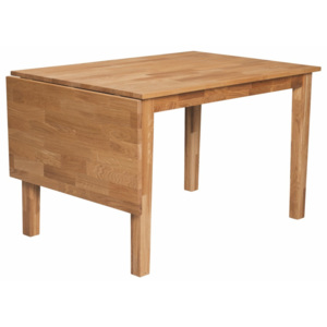 Jedálenský stôl z masívneho dubového dreva Folke Finnus, 120 × 80 cm
