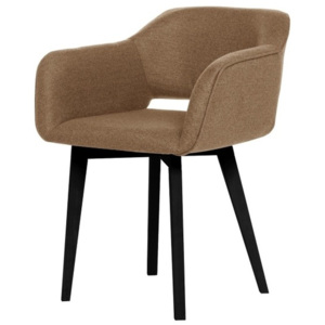 Hnedá stolička s čiernymi nohami My Pop Design Oldenburg