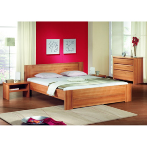 ROMANA posteľ z masívu hrúbky 4 cm, FMP - masív dub - 90 x 200 cm