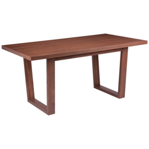Jedálenský stôl v dekore orechového dreva sømcasa Amber, 160 × 90 cm