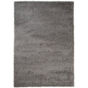 Kusový koberec Shaggy Skandy tmavo sivý, Velikosti 60x100cm