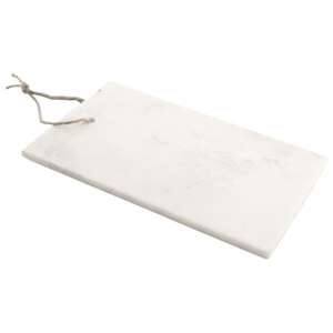 Biela doštička na krájanie z mramoru Strömshaga, 25 × 15,5 cm