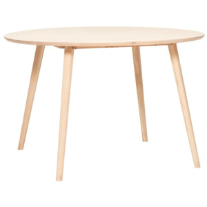 Jedálenský stôl z dubového dreva Hübsch Eluf, ⌀ 115 cm