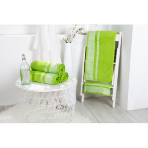 XPOSE ® Froté ručník KIRA - světle zelená 50x90 cm