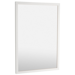 Biele dubové zrkadlo Rowico Lodur