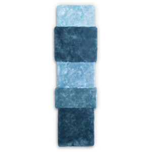 Modrý koberec EMKO Over Stripe