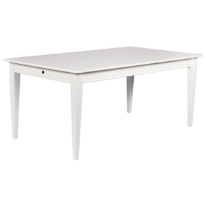 Biely rozkladací jedálenský stôl Folke Amadeus, dĺžka 180 cm