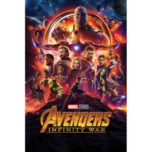 Plagát, Obraz - Avengers Infinity War - One Sheet, (61 x 91,5 cm)