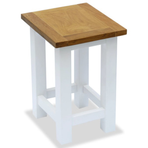 Koncový stolík, masívny dub, 27x24x37 cm