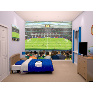 Walltastic 3D tapeta Football Crazy, Rozmer 244cm x 305cm
