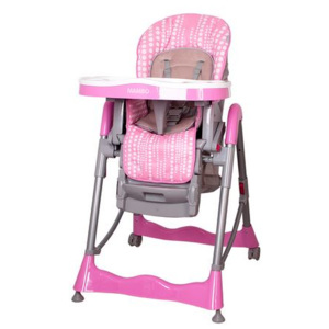 Detské stoličky na krmenie Coto Baby Mambo pink
