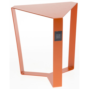 Oranžový odkladací stolík MEME Design Finity, výška 40 cm