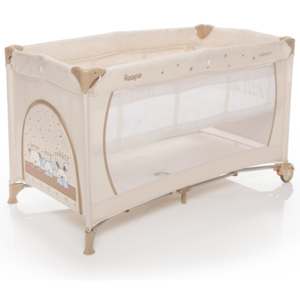 ZOPA Cestovná postieľka NANNY s polohovaním, Animal Beige