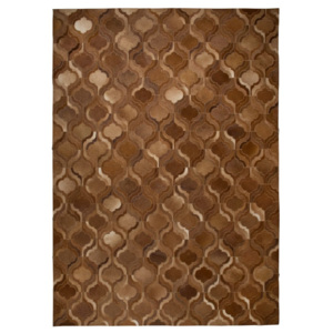 Svetlohnedý ručne vyrábaný koberec Dutchbone Bawang, 170 × 240 cm