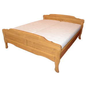 Manželská drevená posteľ Ľudovít