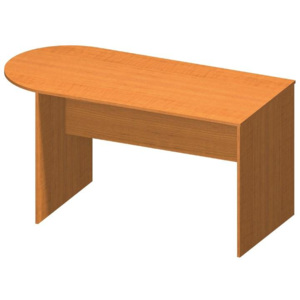 Tempo Kondela Kancelársky stôl s oblúkom, čerešňa, TEMPO ASISTENT NEW 022