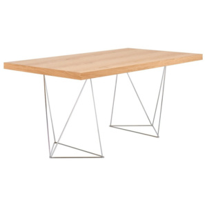Svetlohnedý stôl TemaHome Multi, 160 cm