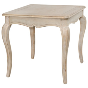 Béžový príručný stolík z brezového dreva Livin Hill Venezia