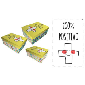 Baggy Positivo - úložné krabice 3 ks