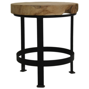 Odkladací stolík z teakového dreva HSM Collection knet, 35 x 35 cm