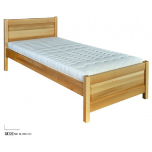 Jednolôžková masívna posteľ LK 120 S90