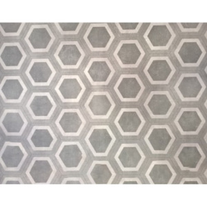 PVC Exclusive 260 honeycomb tile grey