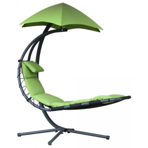 Závěsné houpací lehátko Vivere Original Dream Chair, písková zelená