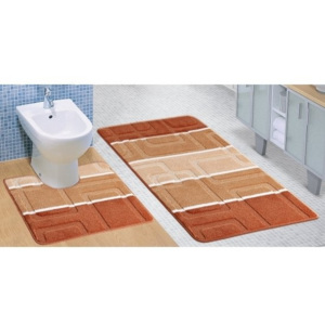 Kúpeľňové predložky 60x50, 60x100 terra panel