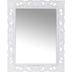 Biele nástenné zrkadlo Kare Design Secolo, 82 × 102 cm