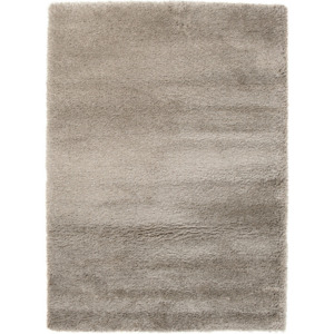 Kusový koberec Shaggy vlas 50 mm sivý, Velikosti 80x150cm