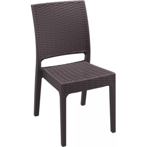 SIESTA EXCLUSIVE stolička FLORIDA hnedá sivá