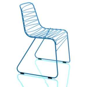 Modrá stolička Magis Flux