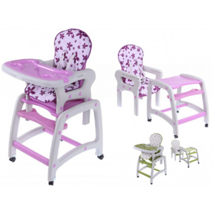 Jedálenský stolček a stolička Eco Toys 2v1 - viac farieb