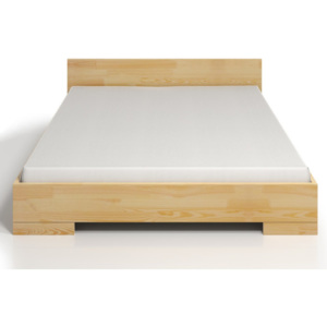 Dvojlôžková posteľ z borovicového dreva Skandica Spectrum Maxi, 140 × 200 cm