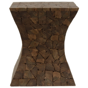 Stolička z teakového dreva HSM collection Mozaiek