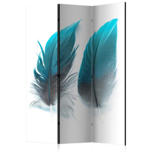 Paraván - Blue Feathers 135x172