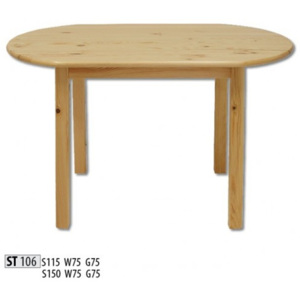 Stôl z masívneho dreva ST 106 S115