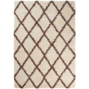 Kusový koberec Shaggy Bora krémový, Velikosti 80x150cm