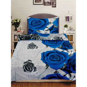 JARA modrá - 140x200cm bavlnené obliečky