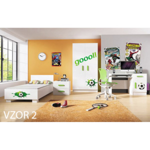 Detská izba LOOP futbal - vzor 2
