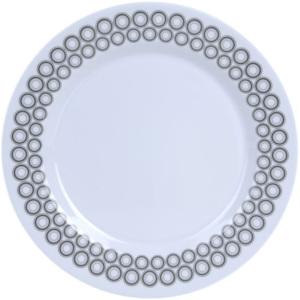 Retro tanier malý - Čiernobiely vzor (4)