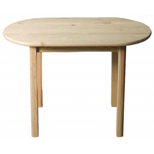 AMI nábytok Stůl oválný dub č4 115x70 cm